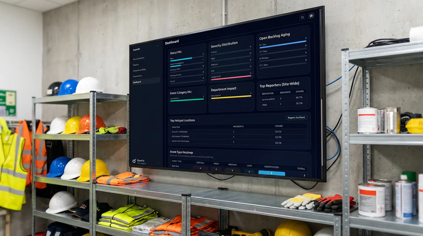 SnapSafe dispatch workflow screen